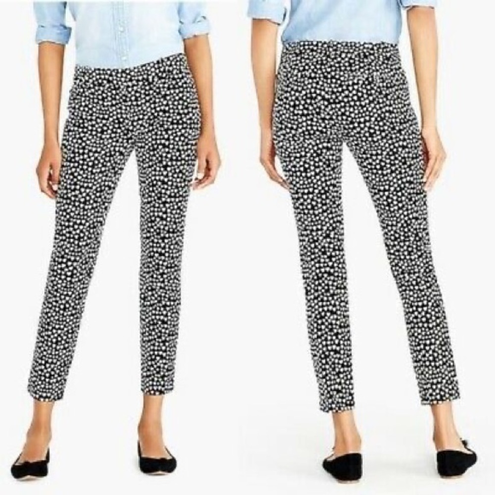 J.Crew Heart Winnie Heart Patterned Pants